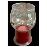 Pfaltzgraff Winterberry Hurricane Candle - 8 in