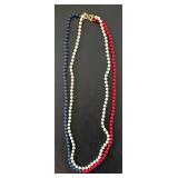 LL - Beaded Necklaces - Set of 4 - Longest 34 Inches