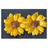 LL - Clip-On Earrings - Vintage Assorted Floral, Sunflower, Animal & Geometric Styles