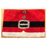 Nicholas Square Decorative Christmas Rugs & Sign (Lot of 4) 20x30 Largest Rug