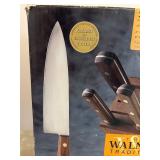 DR - Chicago Cutlery Walnut Tradition 10-Piece Knife Set with Oak Block