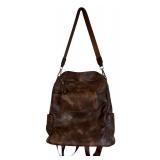 CLUCI Faux Leather Backpack & Purse with Handle