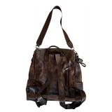 CLUCI Faux Leather Backpack & Purse with Handle