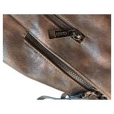 CLUCI Faux Leather Backpack & Purse with Handle