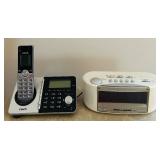 DR - VTech Cordless Phone System & Westclox Stereo Alarm Clock Radio