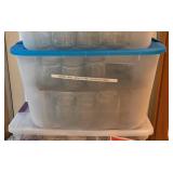 LL - Canning Jars Lot - Wide Mouth & Small Mouth Jars, Pint Jars, Lids & Stock Pot