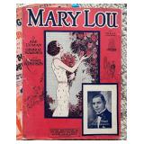 LL - Collection of Vintage Sheet Music