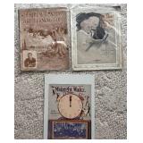 LL - Marvelous Music Books - 9 Vintage Sheet Music Covers (Piano Solos)