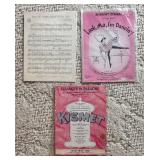 LL - Vintage Sheet Music Books - Assorted Songbooks: Kismet & Look Ma, I