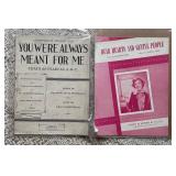 LL - Vintage Sheet Music Books - Assorted Songbooks: Kismet & Look Ma, I