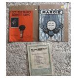 LL - Vintage Sheet Music Books - Assorted Songbooks: Kismet & Look Ma, I