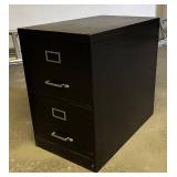 LG - Black Metal 2-Drawer File Cabinet #2