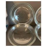 DR - Anchor Hocking Pyrex Plate - Ovenware Glass - 9 in Diameter - Made in USA - Set of 6