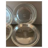 DR - Anchor Hocking Pyrex Plate - Ovenware Glass - 9 in Diameter - Made in USA - Set of 6