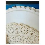 DR - Scarecrow Figure 3 Ft Tall With Doilies, Baskets, Tea Lights & Storage Dishes