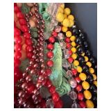 DR - N-Karim Pashmina Shawl 66-Inch Length - 100% Pashmina and Assorted Beaded Necklaces