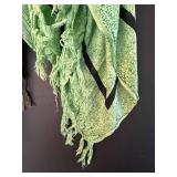 DR - N-Karim Pashmina Shawl 66-Inch Length - 100% Pashmina and Assorted Beaded Necklaces