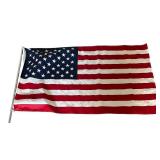 G - American Flag & Pole