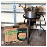 G - Coleman Camp Stove, Propane Cooking System with Accessories