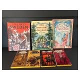 DR - Vintage Books - Sweden Life in Europe & Once Upon a Time Story Book & Fairy Tales & Louis L