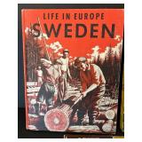 DR - Vintage Books - Sweden Life in Europe & Once Upon a Time Story Book & Fairy Tales & Louis L