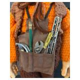 DR - Ventriloquist Dummy Doll 19 in Tall with Tool Belt & Accessories