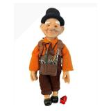 DR - Ventriloquist Dummy Doll 19 in Tall with Tool Belt & Accessories