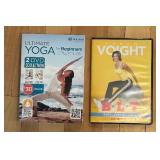 DR - Performax Exercise Mat with 2 Dumbbells & Yoga DVDs (Lot of 5)