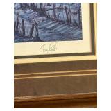 DR - Terry Redlin Winter Snows - Open Edition Framed Print 25.5 x 31 in - Signed