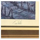 DR - Terry Redlin Winter Snows - Open Edition Framed Print 25.5 x 31 in - Signed