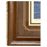 DR - Terry Redlin Winter Snows - Open Edition Framed Print 25.5 x 31 in - Signed