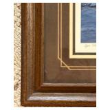 DR - Terry Redlin Winter Snows - Open Edition Framed Print 25.5 x 31 in - Signed