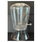 DR - Clear Acrylic Beverage Dispenser with Spigot - 19 in H