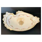 DR - Laughlin Dish & Amberina Candle Holders