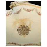 DR - Laughlin Dish & Amberina Candle Holders