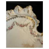 DR - Laughlin Dish & Amberina Candle Holders