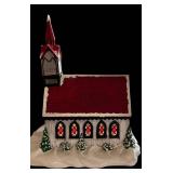 Byron Molds Church with Steeple - Light-Up, 17 in tall x 10 in wide x 14 in long