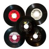 Vintage 45 RPM 7-inch Vinyl Records - Essex & RCA Victor, Decca, Capitol & More (Lot of 45)