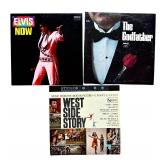 Elvis Now & The Godfather & West Side Story - Vinyl Records