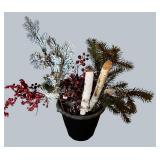 Planter Arrangements with Faux Florals - 30 in Tall (Lot of 2)