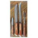 G - Regent Sherwood Knife Set - Stainless Cutlery in Wooden Display Box