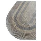 G - Beautiful Braided Oval Area Rug