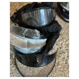 G - Snowmobile Helmets (Lot of 3) with Accessories & Storage Bags