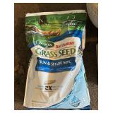 G - EarthWay EV-N-SPRED Shoulder Broadcast Seed Spreader & Scotts Grass Seed Sun & Shade Mix