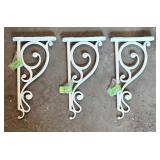 G - Three New Enchanted Garden 14 Inch Brackets