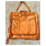 Executive Collection Leather Garment Bags by J. Barkett (Lot of 2)