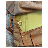 Executive Collection Leather Garment Bags by J. Barkett (Lot of 2)