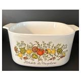 DR - Pyrex Town & Country Divided Dish w/Lid, La Marjolaine L