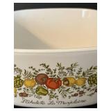 DR - Pyrex Town & Country Divided Dish w/Lid, La Marjolaine L