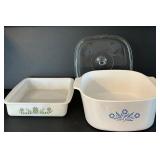 DR - Pyrex Town & Country Divided Dish w/Lid, La Marjolaine L